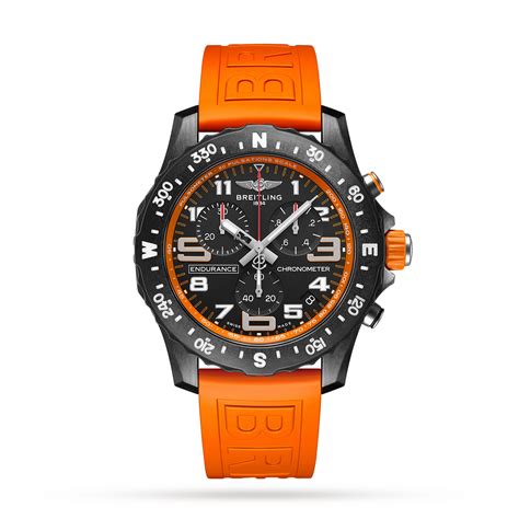 breitling watch with rubber strap